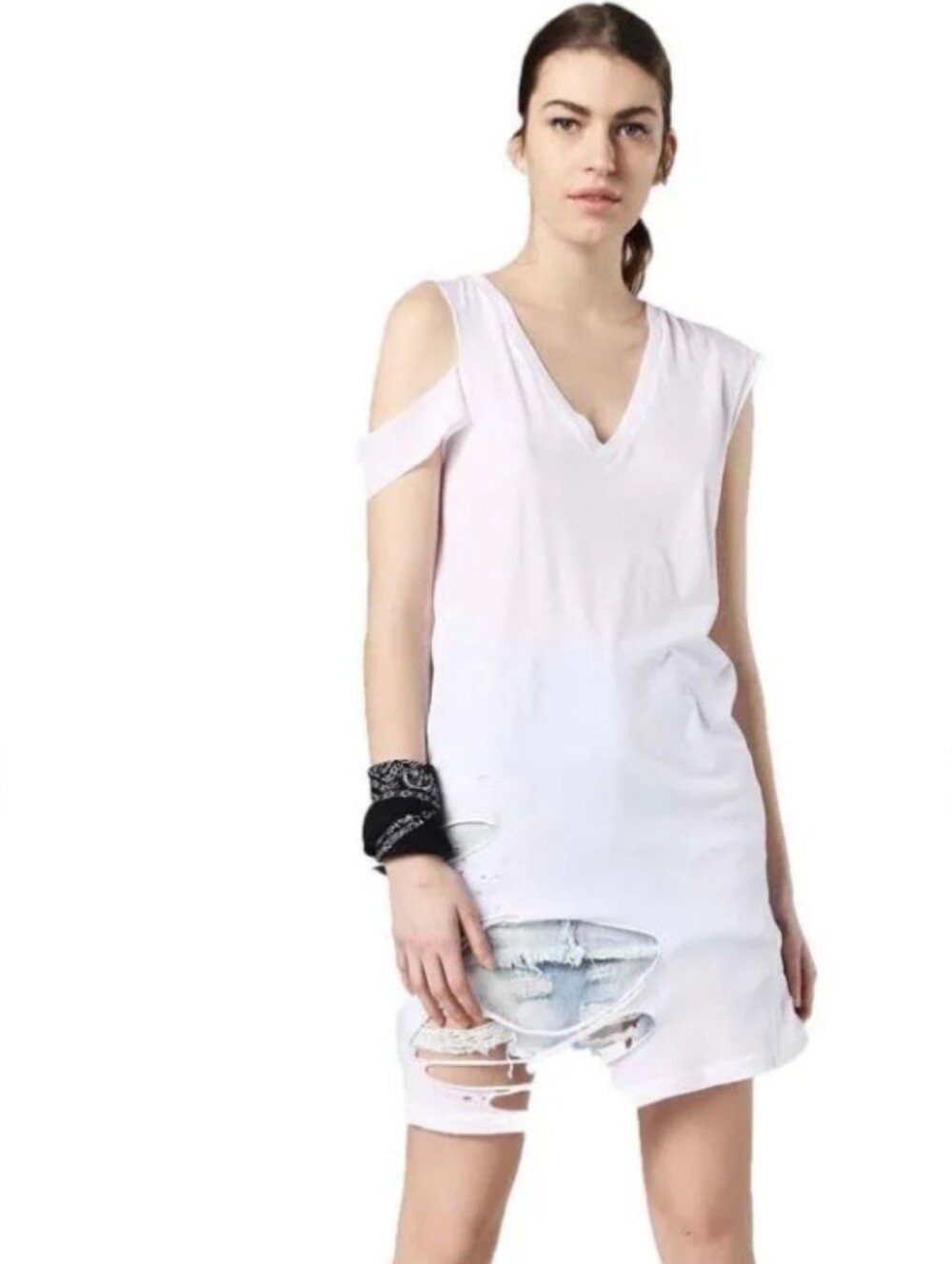 DIESEL T SHANE SLEEVELESS T-SHIRT WOMENS NWOT SIZE SMALL